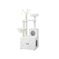 Kratzbaum Katzenbaum Mit Katzentoilette Vintagebraun LIORION