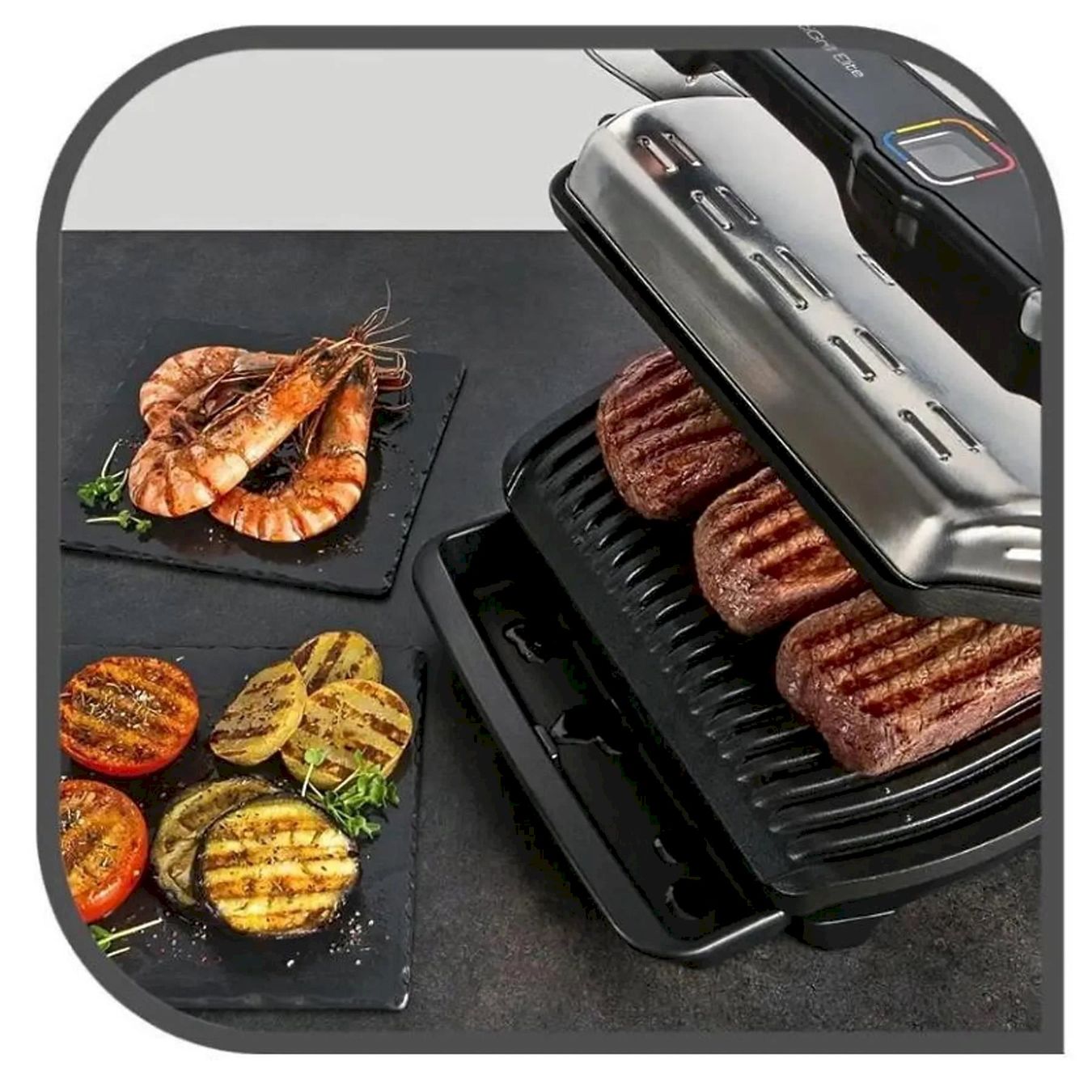 Küchengeräte: Tefal Optigrill Elite XL GC760D grill – Neu und originalverpackt aus Bottighofen von zaap 7