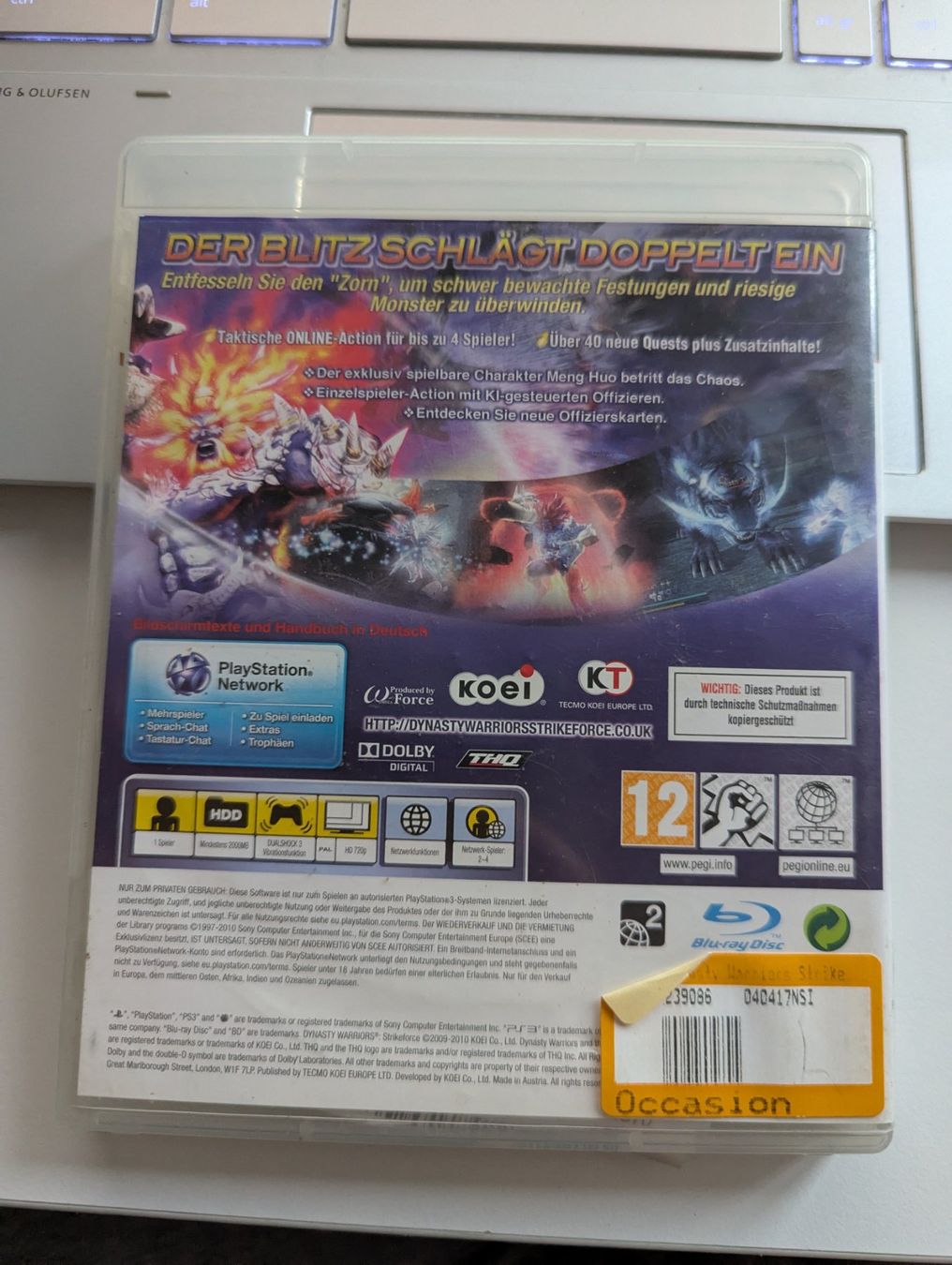 Giochi: Dynasty Warriors Strikeforce  PS3 Game Playstation 3 – Usato da Hünenberg See venduto da SpecialEditionGaming 1
