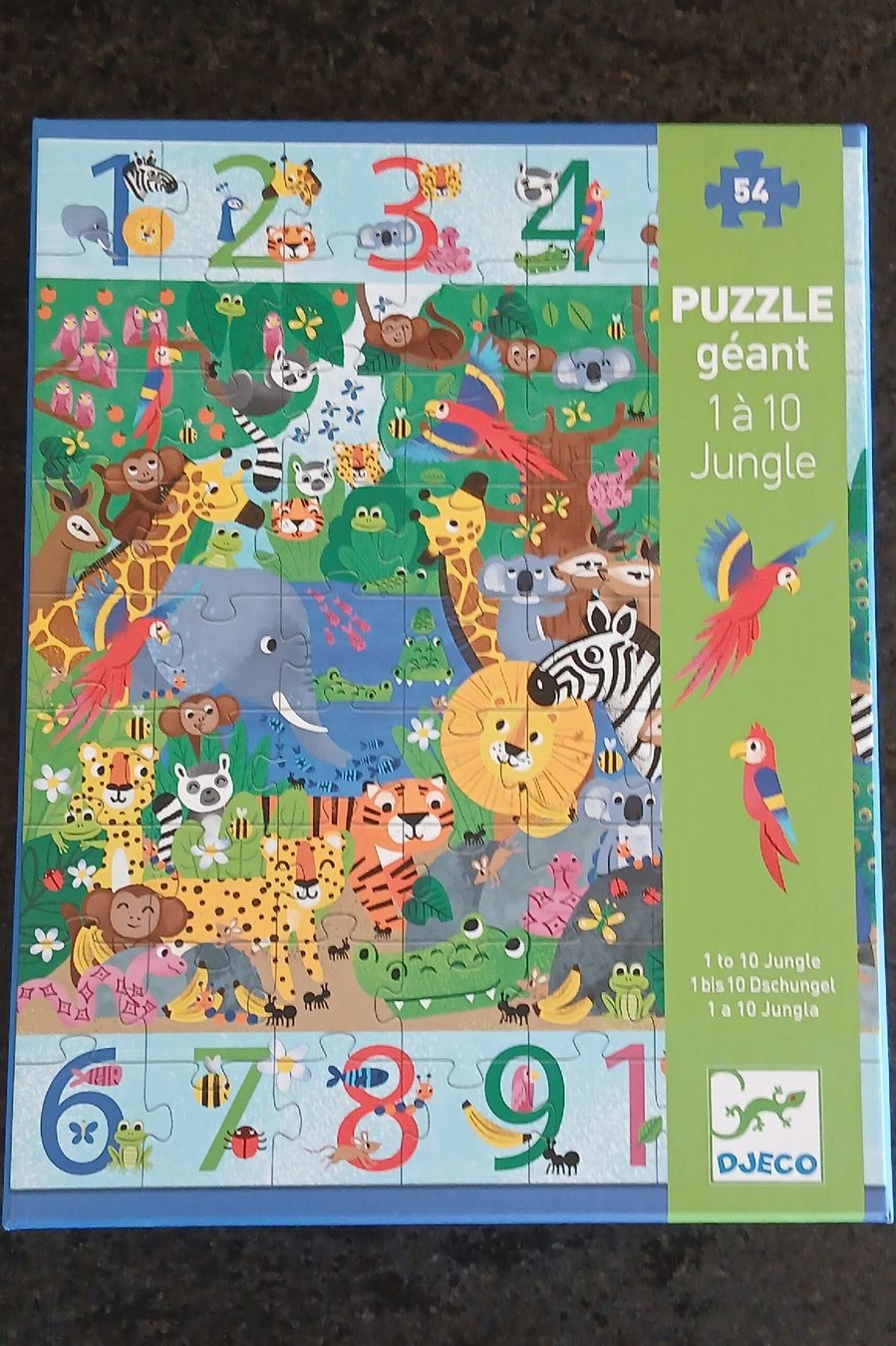 Djeco Puzzle: Puzzle géant - 1 à 10 Jungle – Usato da Chamoson venduto da BeGood1981 3