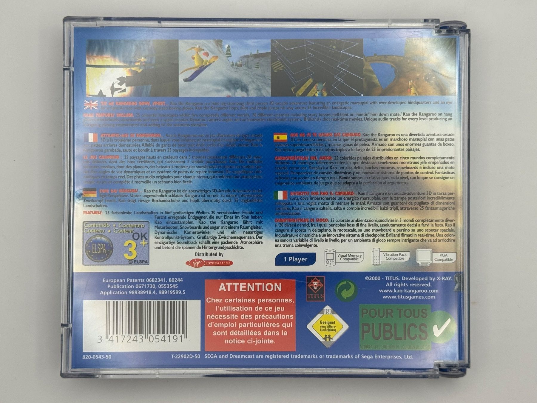 Sega Spiele: Dreamcast Kao the Kangaroo – Gebraucht aus Bettlach von awi_7jcb 1
