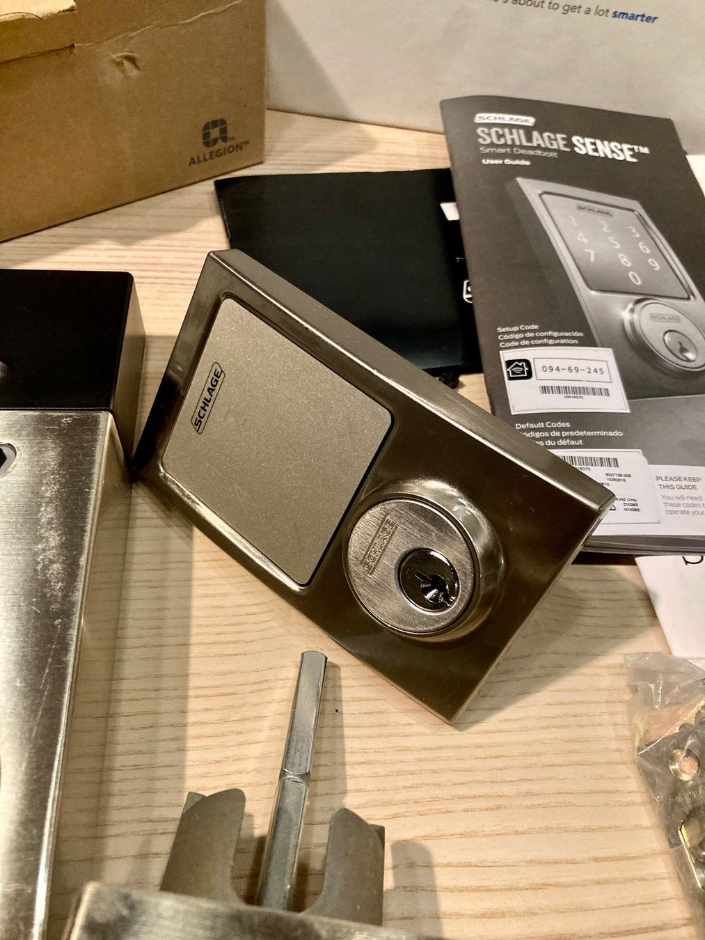 Schlösser: SCHLAGE Sense Smart Lock Schloss Deadbold Homekit – Neu (gemäss Beschreibung) aus Saas-Grund von GarageSaleToday 3