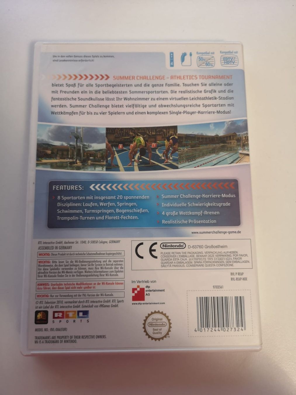 Nintendo Giochi: Summer Challenge (Wii) – Usato da Herisau venduto da Seyashop1 2