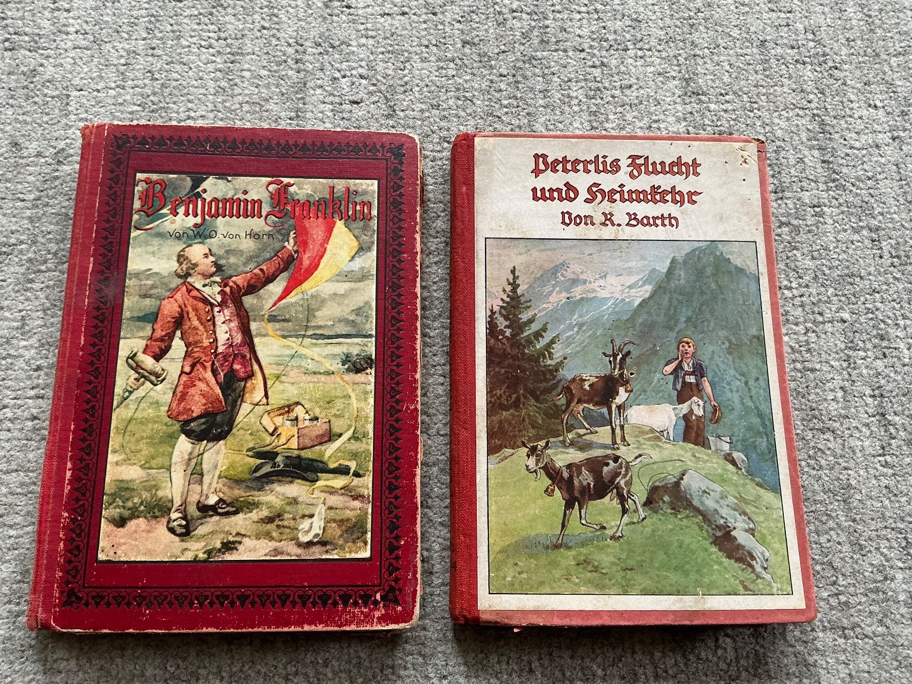 Libri: Alte Kinderbuecher: Benjamin Franklin & Peterli's Flucht – Usato da Jona venduto da Jancy60
