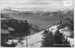 Lac Leman et Dents du Midi