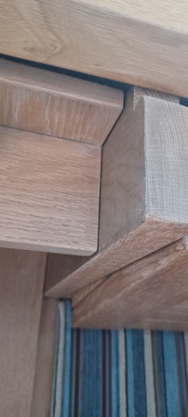 Set di tavolo e panche: Schiefertisch mit Eckbank und drei Stühlen – Usato da Märstetten venduto da Gwundrig01 9