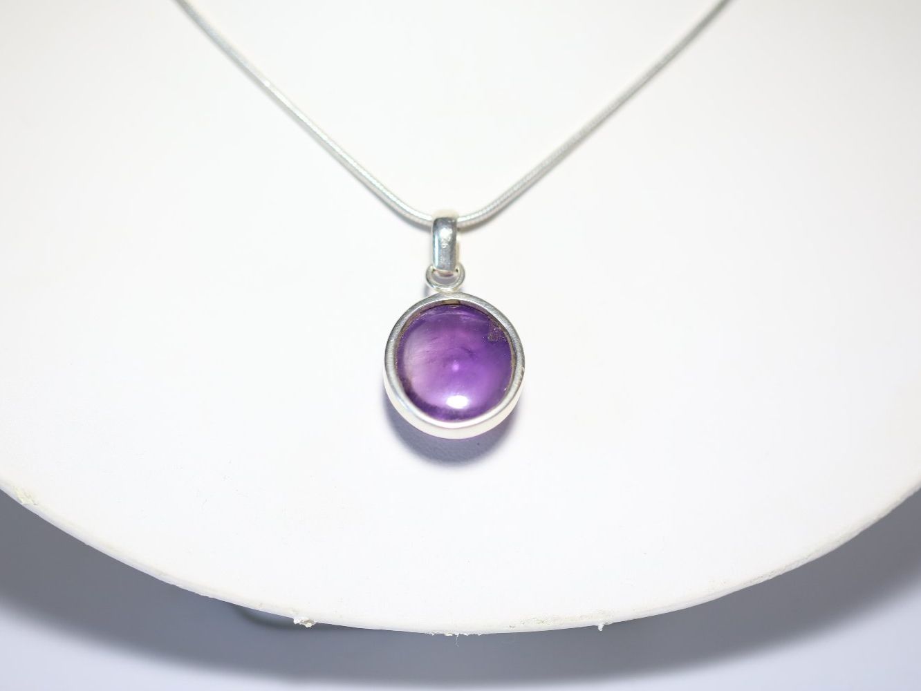 Anhänger: Pendentif Améthyste 21mm & Argent 925 / Amethyst Anhänger – Neu und originalverpackt aus Lausanne von Ory7 2