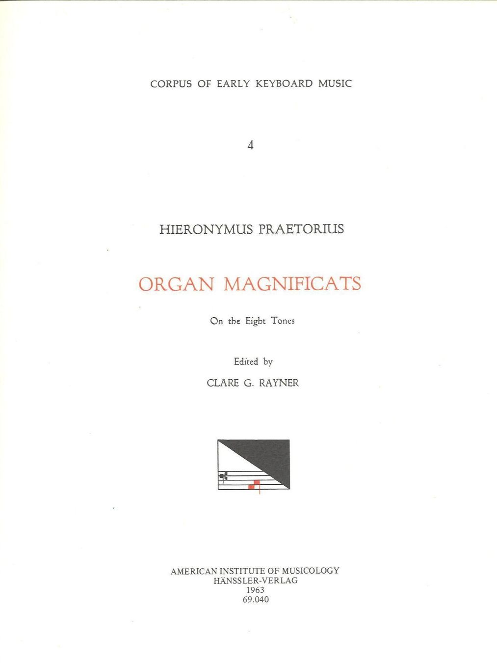 Libri: Praetorius : Organ Magnificats – Nuovo (secondo la descrizione) da Neuchâtel venduto da Babotschk