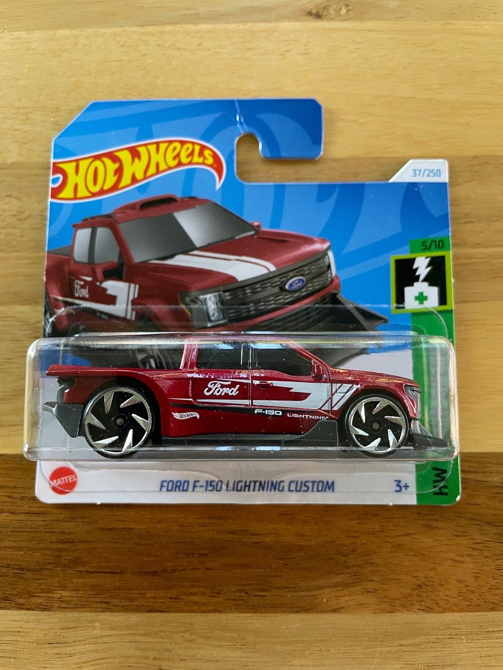 Hot Wheels Modellini d'auto: Hotwheels ford f-150 lightning custom bordeaux – Nuovo e nell'imballaggio originale da Sutz venduto da mtechcab