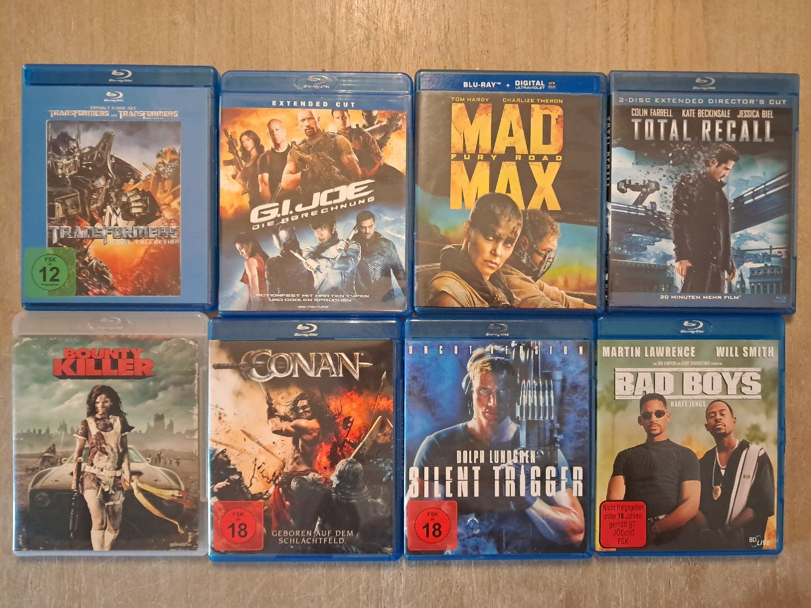 Alle DVDs: Action Pack - 8 Filme / Movies – Gebraucht aus Eschlikon TG von Rare_Ware