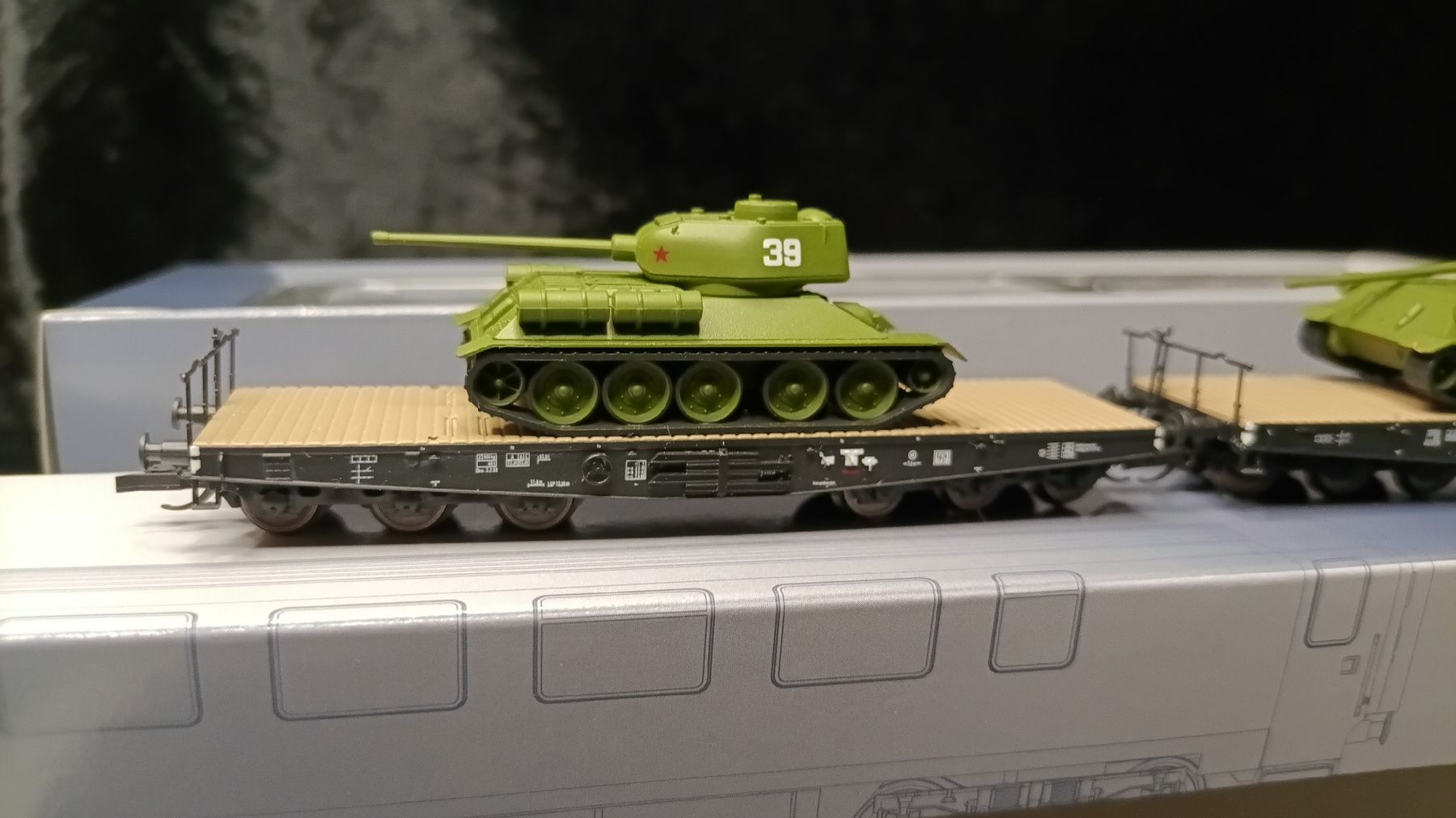 Tillig Modellini di ferrovie: Panzertransportset TT – Nuovo e nell'imballaggio originale da Conters venduto da dave_freak 1