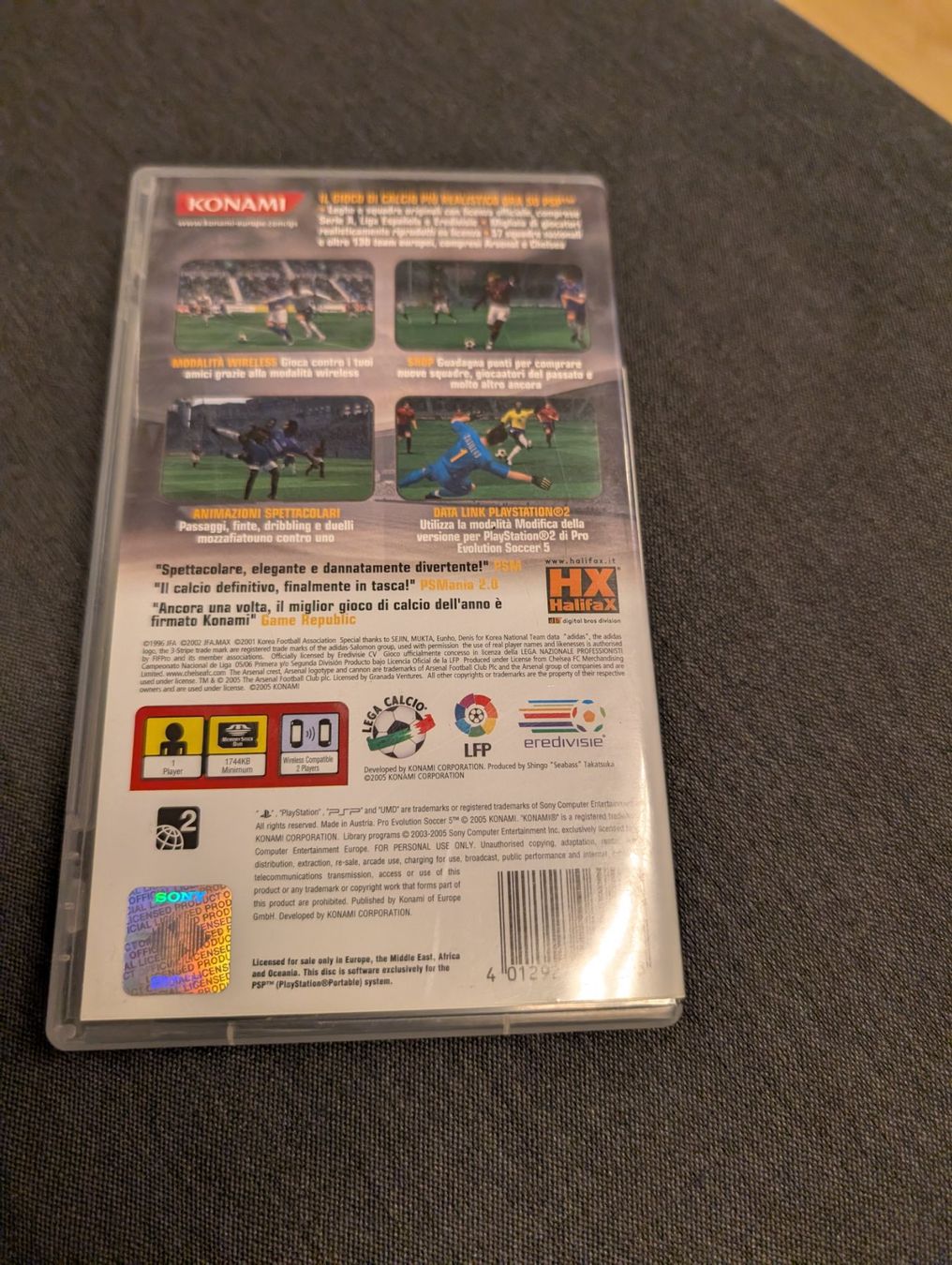Jeux: Pro evolution soccer 5 Sony psp – D'occasion à Giubiasco par Tici__nerd_Giubiasco 1
