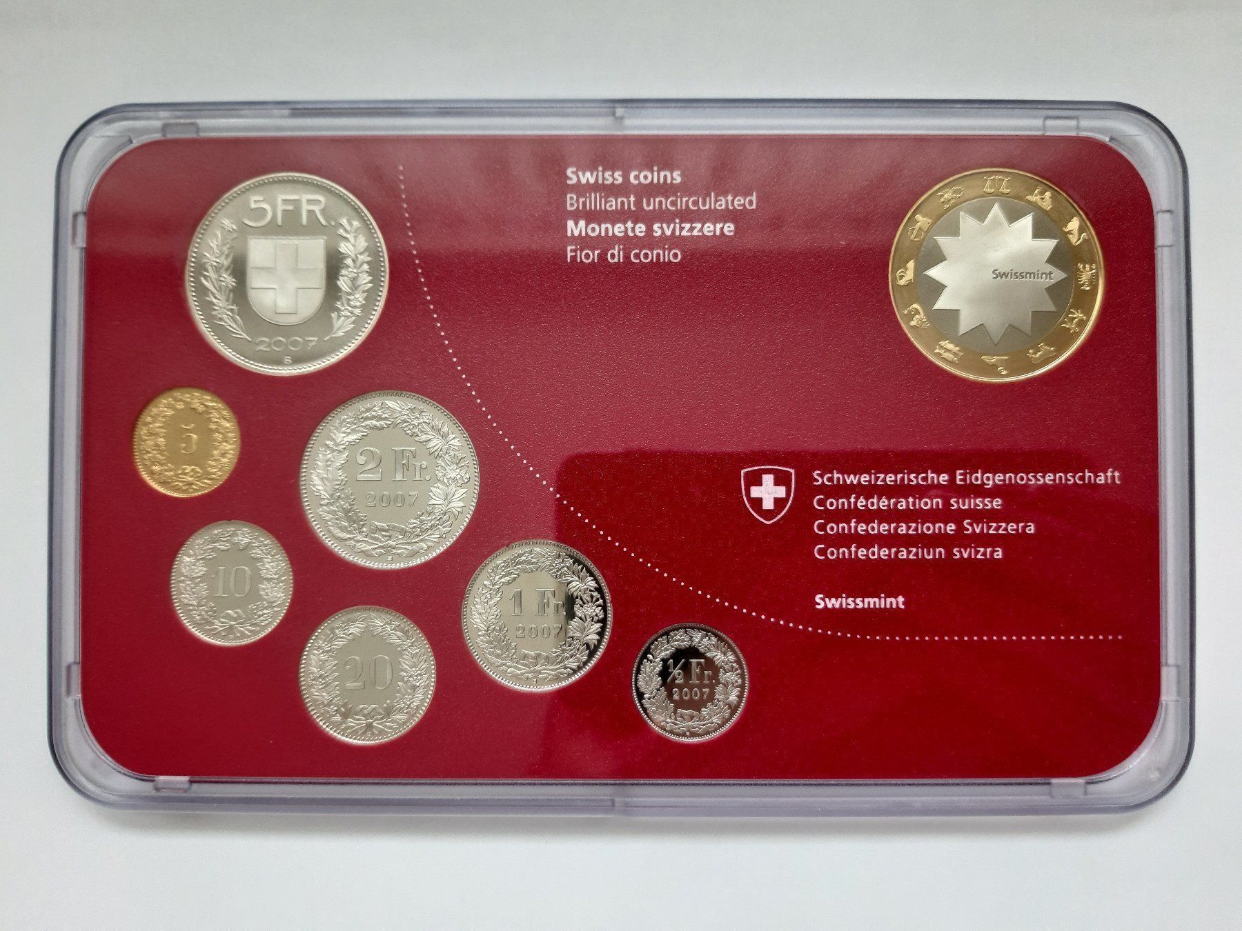 Tutti le monete: Baby Münzsatz 2007 NEU! – Nuovo e nell'imballaggio originale da Pfäffikon ZH venduto da Schweizer_Muenzen 3