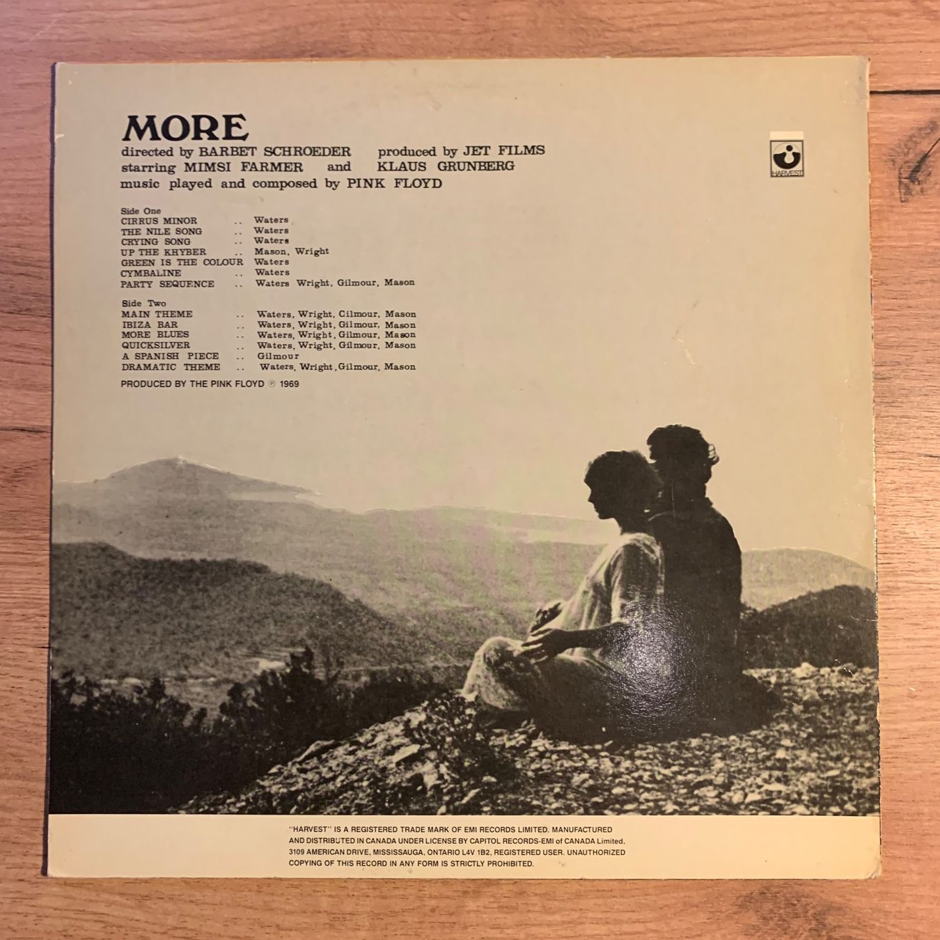 Vinyles: PINK FLOYD - MORE...RE CA...VG+/VG+ – D'occasion à Gals par Diskopatshop 1
