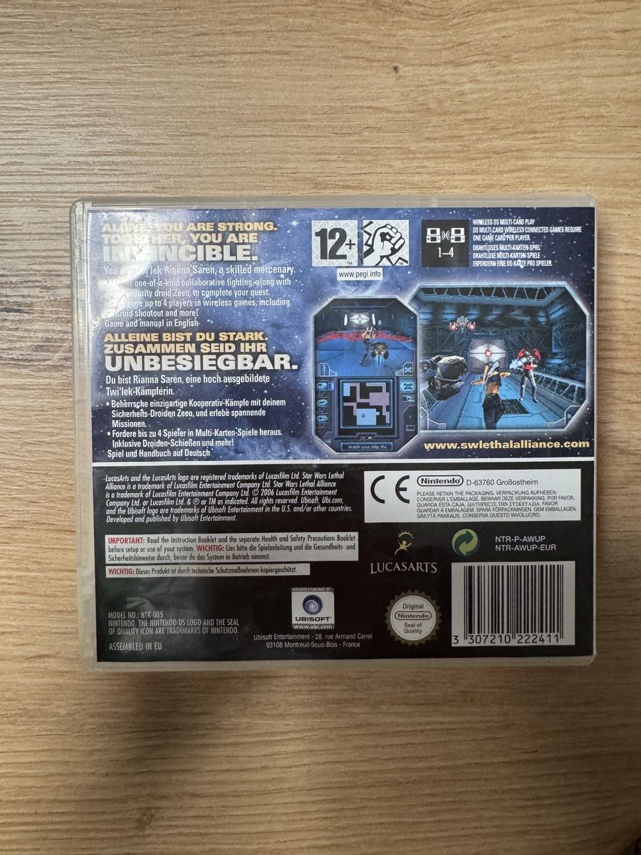 Nintendo Giochi: Star Wars Lethal Alliance Nintendo DS Spiel – Usato da Biberist venduto da etesummer 1