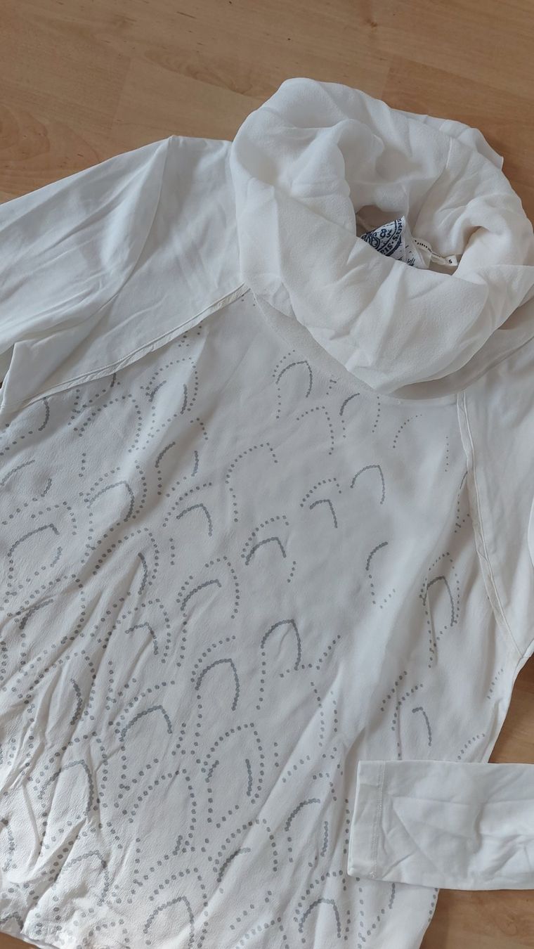 Nile Camicette: Nile Bluse Shirt mit Seide,Neu – Nuovo (secondo la descrizione) da langenthal venduto da rundholz7 5