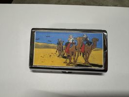 Etui à cigarettes Tintin Milou vintage neuf