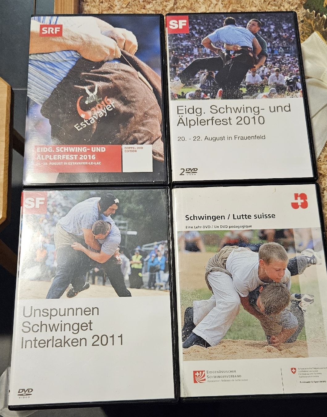 Alle DVDs: DVD EIDG. SCHWING-UND ALPLERFEST 2010-2016 – Gebraucht aus Bonaduz von stb-fishing