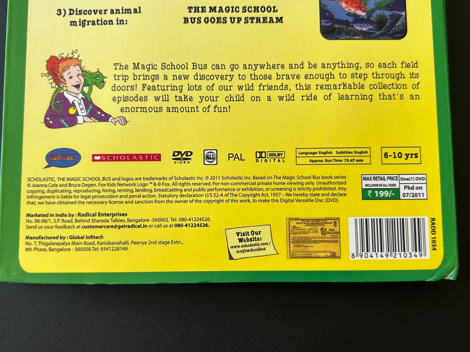 Tutti i DVDs: [DVD] The Magic School Bus / Goes Wild – Usato da Dietlikon venduto da Mankai 7
