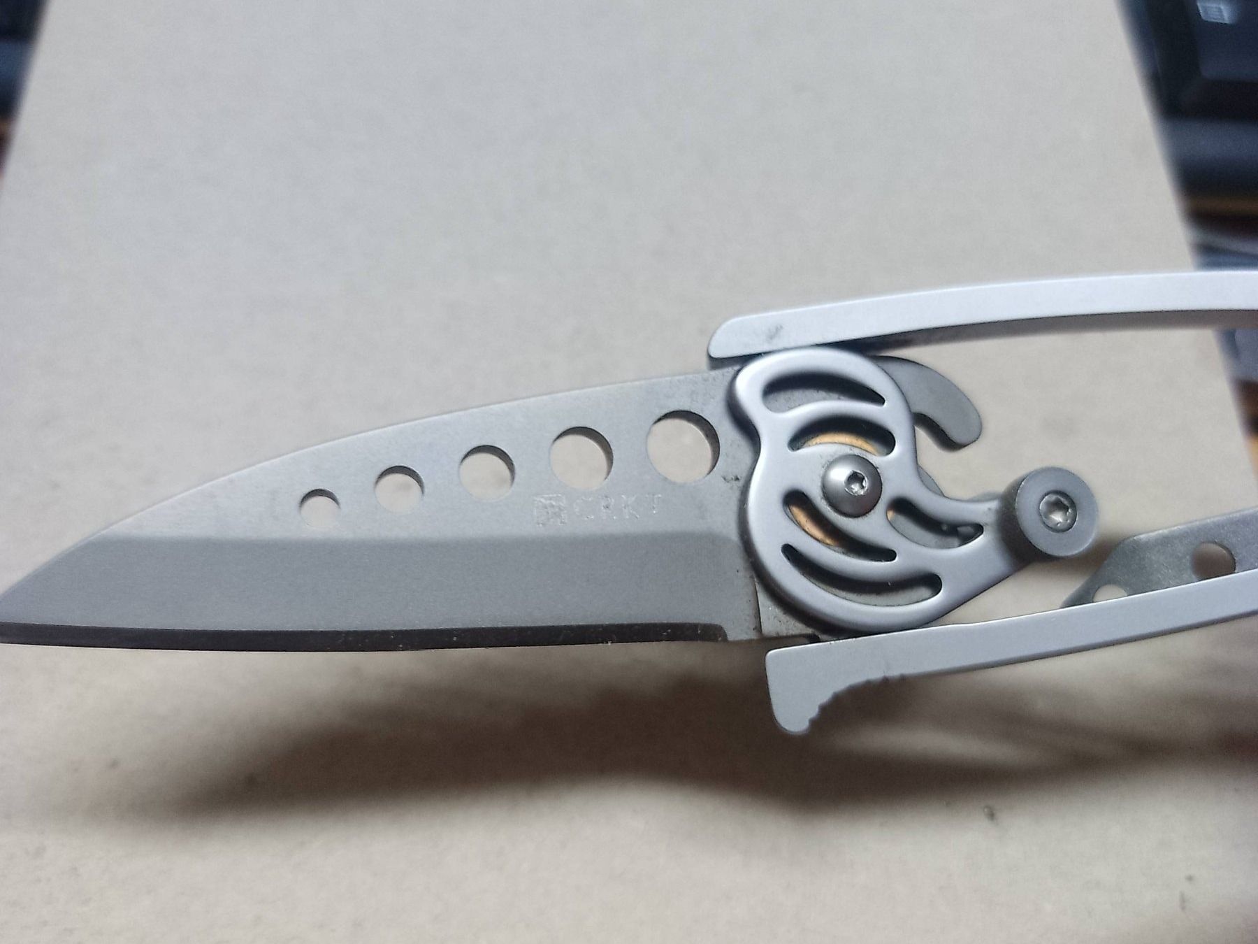 Coltelli tascabile: Messer - "CRKT" . Van Hoy Snap Lock – Nuovo (secondo la descrizione) da Sorengo venduto da 74in 4