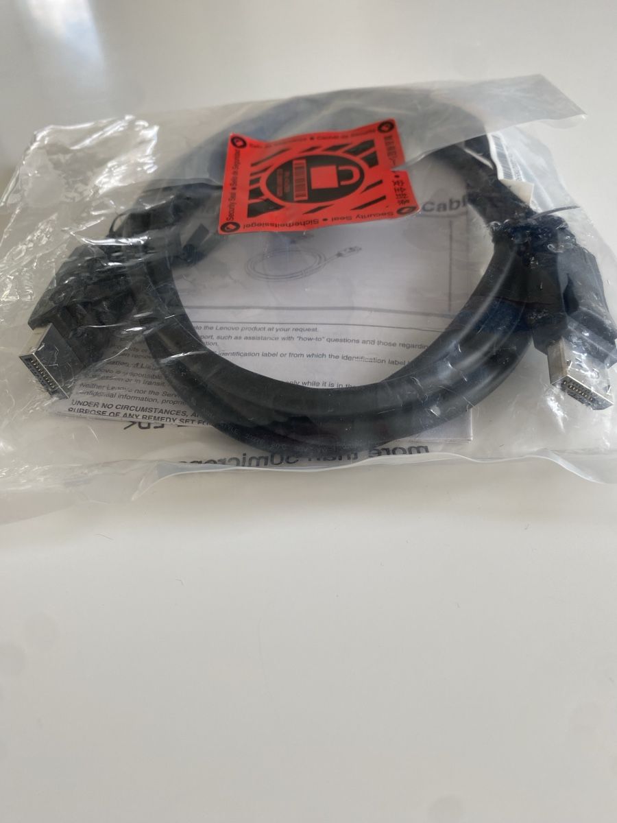 Lenovo Cavi: DisplayPort Lenovo – Nuovo e nell'imballaggio originale da Zürich venduto da 183_hk22 2