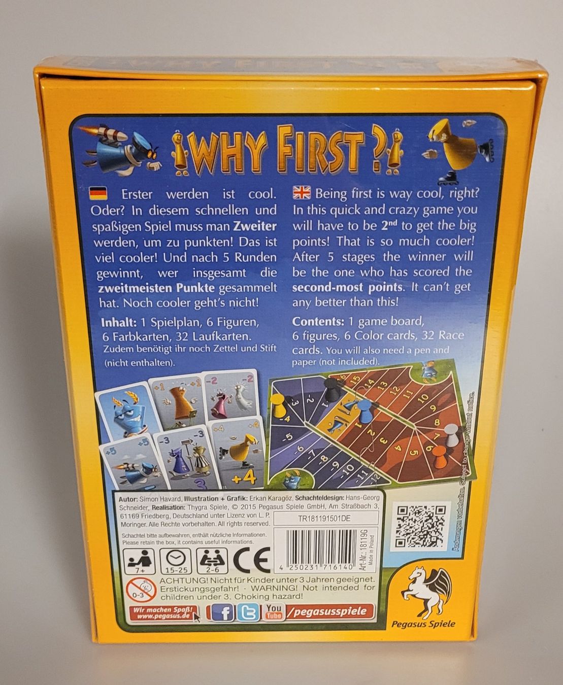 Giochi: Why First Spiel Ab 7 Jahren Neu – Nuovo e nell'imballaggio originale da Oberuzwil venduto da aseinkaufswelt 1