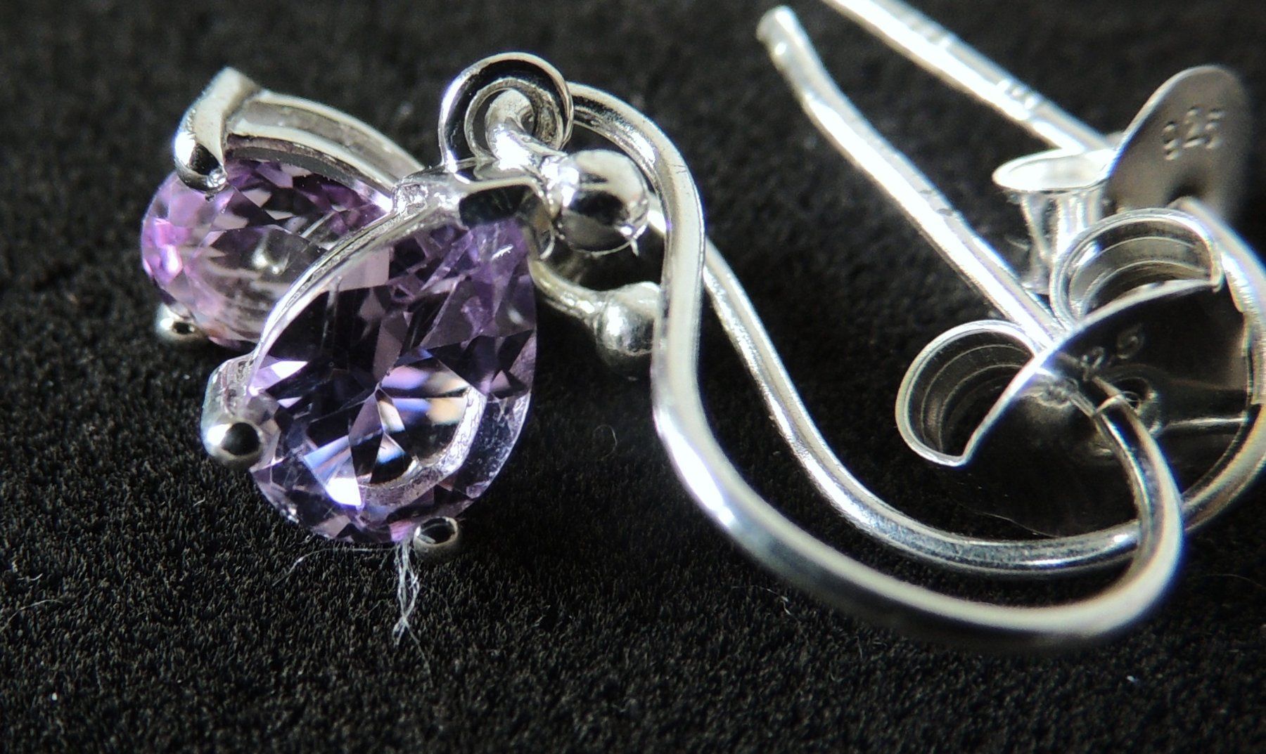 Ohrringe & -stecker: Amethyst Silber 925 Ohrringe – Neu und originalverpackt aus Waldenburg von schaller707 4