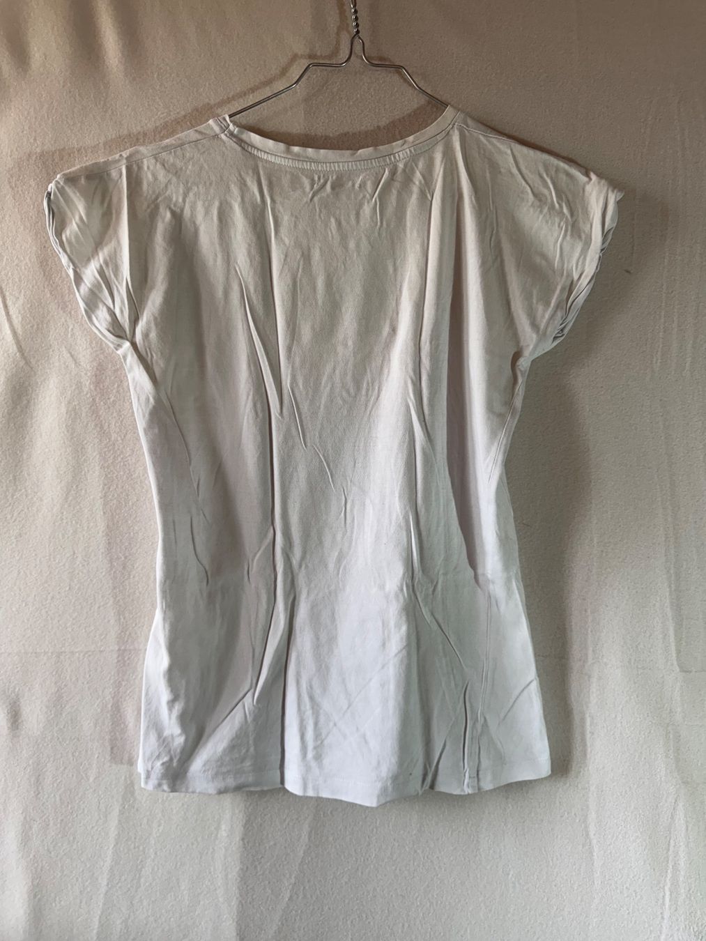 T-shirt: weisses T-Shirt Gr. S – Usato da Grosswangen venduto da SALE_SALE_SALE 3