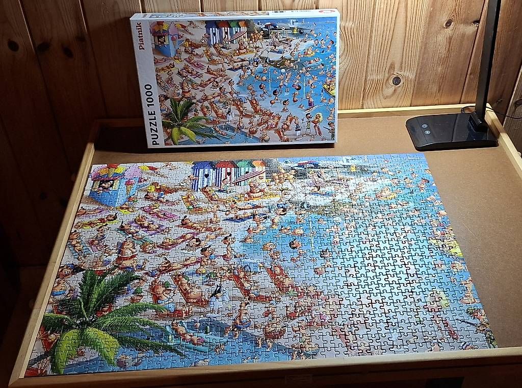 Puzzles: Puzzle piatnik plage complet 1000 pièces  – D'occasion à La Tine par chrystang 2
