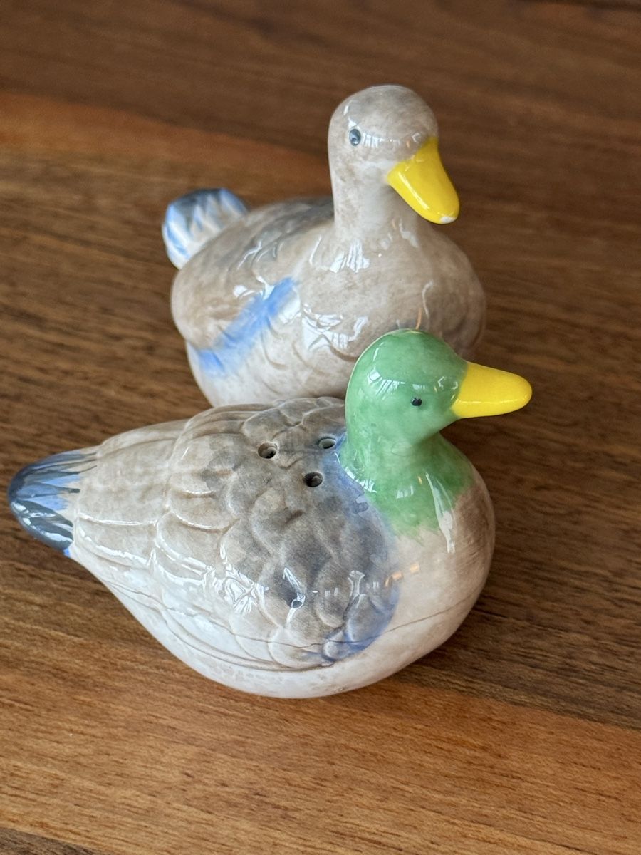 Geschirrsets: Salz Pfeffer Keramik Enten – Gebraucht aus Baar von Freethy 2