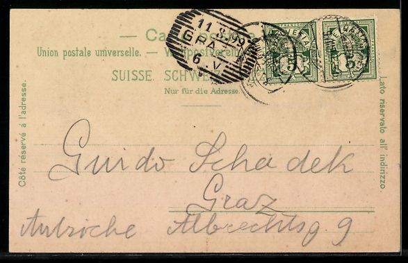 Cartes postales: AK Goeschenen, Teilansicht mit Brücke – D'occasion à Berlin par bartko-reher 1