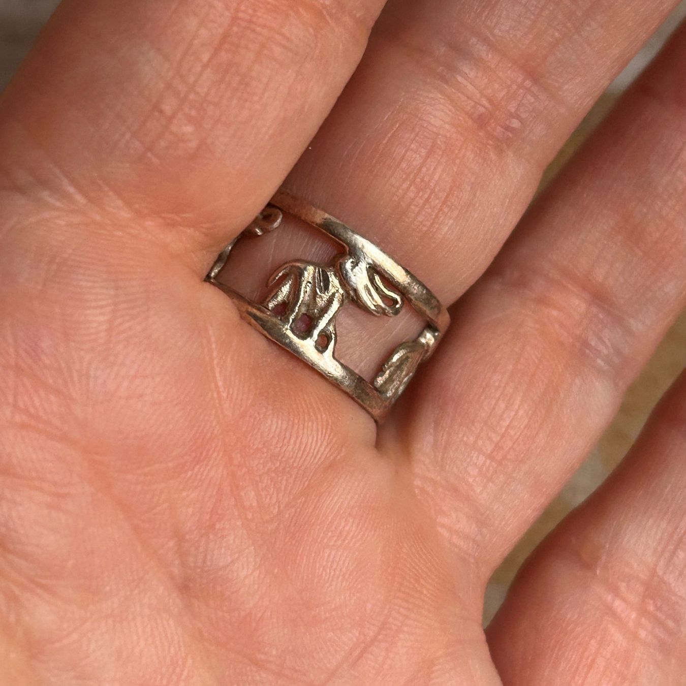 Anelli: Elefanten Ring, 925er Silber (Grösse 57.5) – Usato da Laufen venduto da Bellebellezza 1