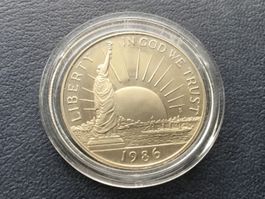 Half Dollar Freiheit Statue 1986 Nation of Immigrants