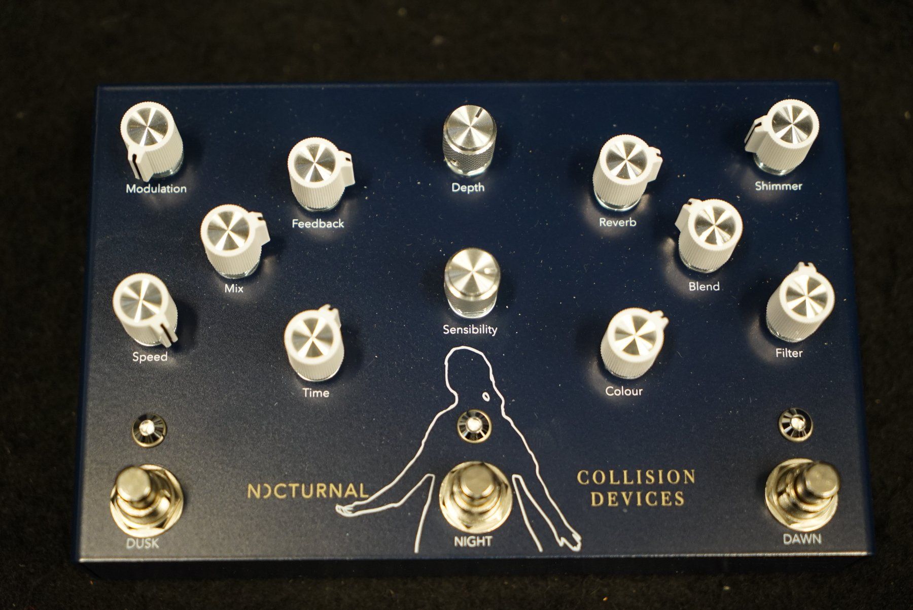 Strumenti musicali: Collision Devices Nocturnal Reverb+Modulation Delay+Tremolo – Usato da Ortschwaben venduto da Musictrade 2