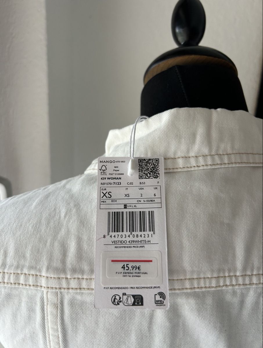 Mango Vestiti: Robe en jean Mango neuf – Nuovo e nell'imballaggio originale da Boudry venduto da asmdgr135 3