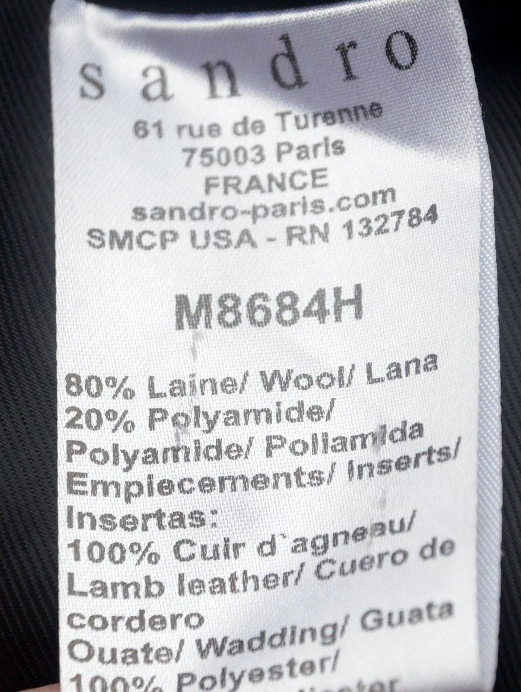 Sandro Cappotti: Mantel / Manteau SANDRO 38 – Usato da Collonges venduto da Auganien 3