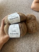 LANG Yarns Passione Baby Alpaca Braungrau 3 Knäuel