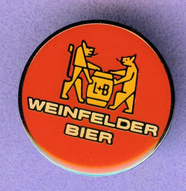 Plaketten & Abzeichen: WEINFELDER Bier – Gebraucht aus Winterthur von Sammleroase