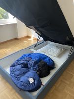 Box spring Bett 120x200 mit Kasten 