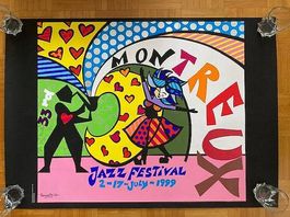Affiche sérigraphiée originale Festival de Montreux 1999