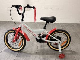 Kinderfahrrad California 16 Zoll rot weiss