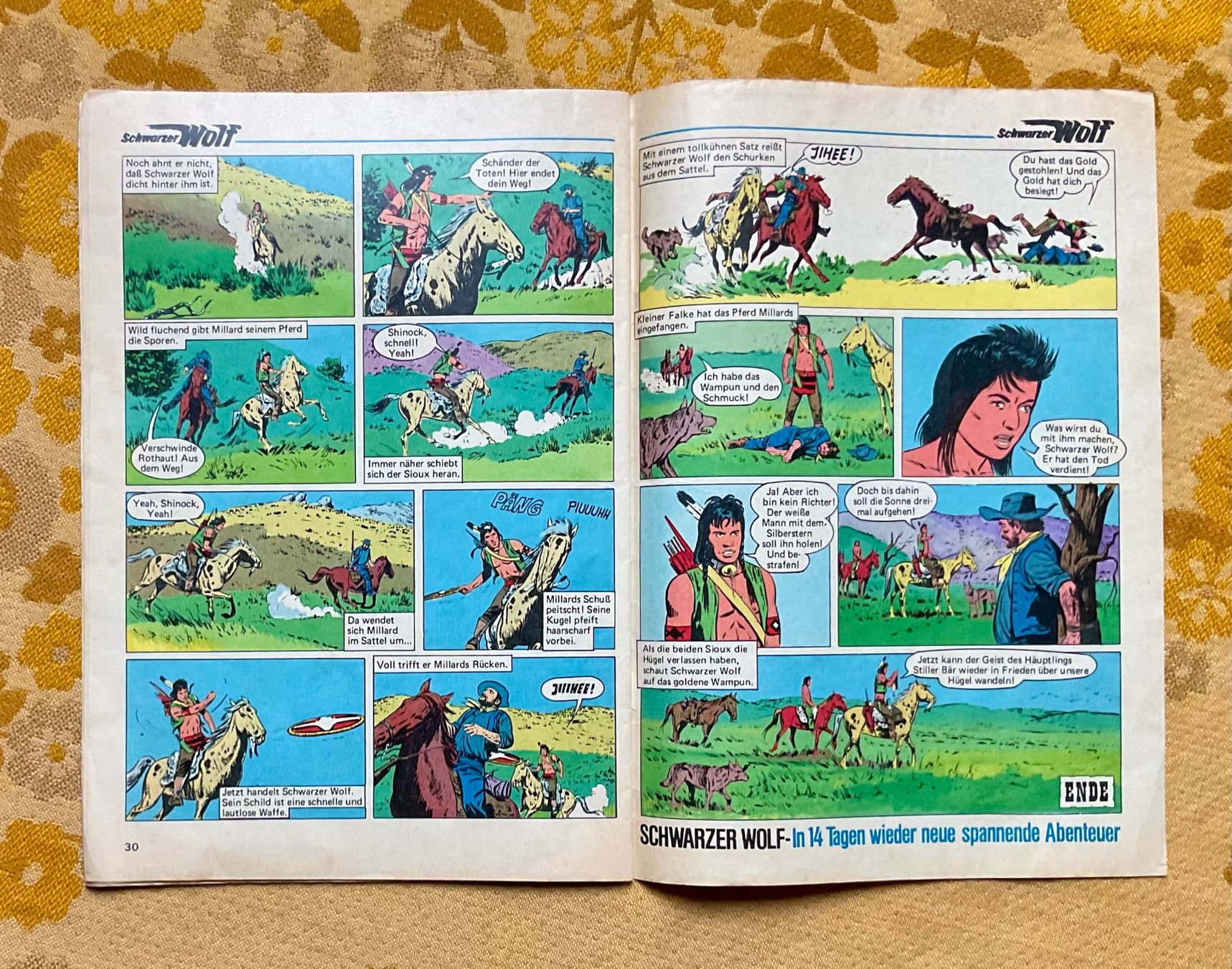 Fumetti: Schwarzer Wolf Heft Nr 1 von 1975 – Usato da Endingen venduto da nathan05 8