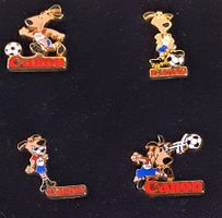 A092 - 4er Pin Set Canon Fussball WM 94
