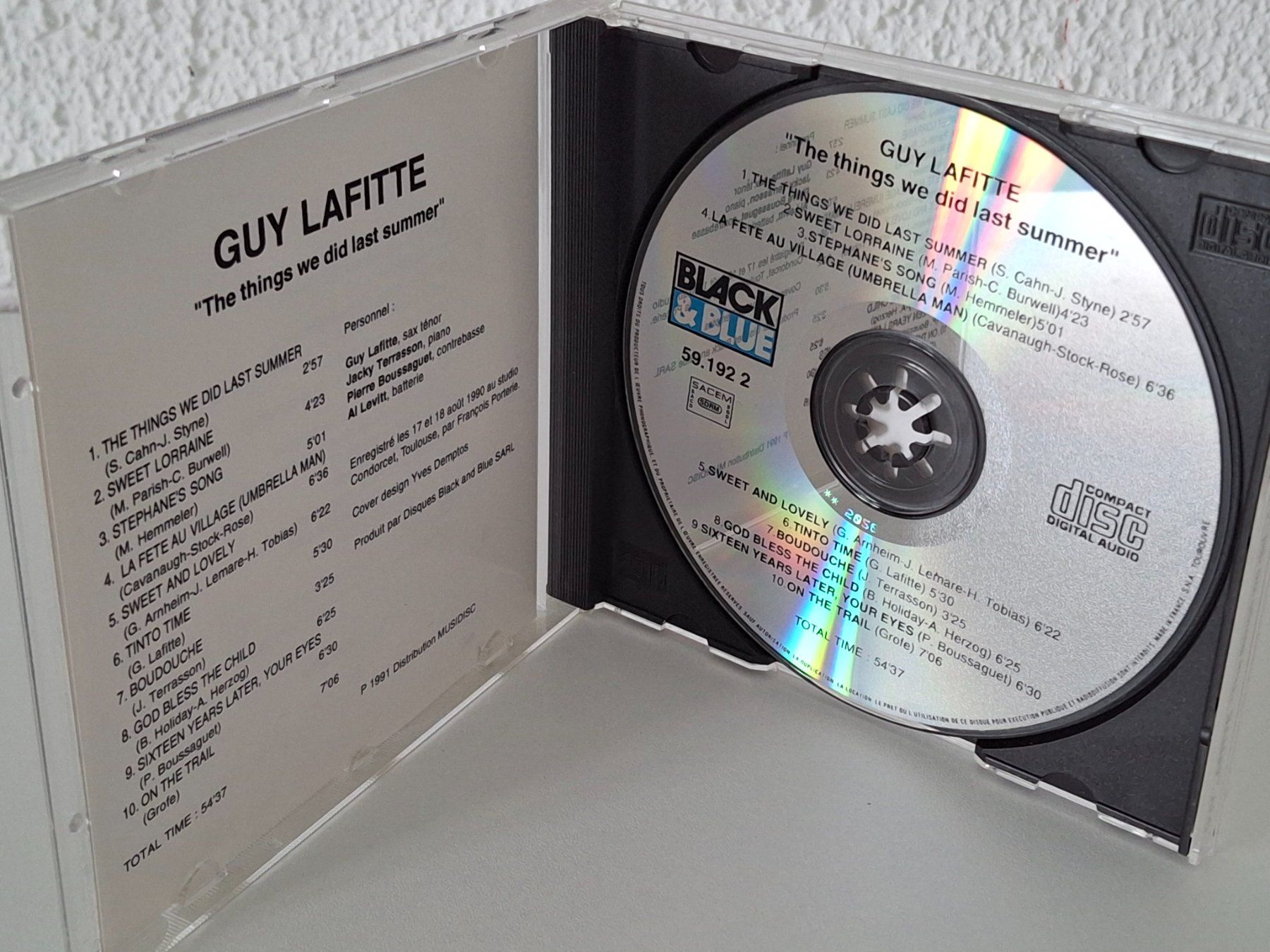 CD: CD Guy Lafitte Quartette: "The things we did last summer" – Usato da Aarberg venduto da Jackup1 2