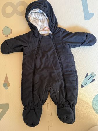 Petit Bateau Baby-Winteroverall – Größe 3 Monate