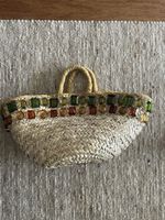 ANTONELLA GALASSO Strandtasche Palmblatt