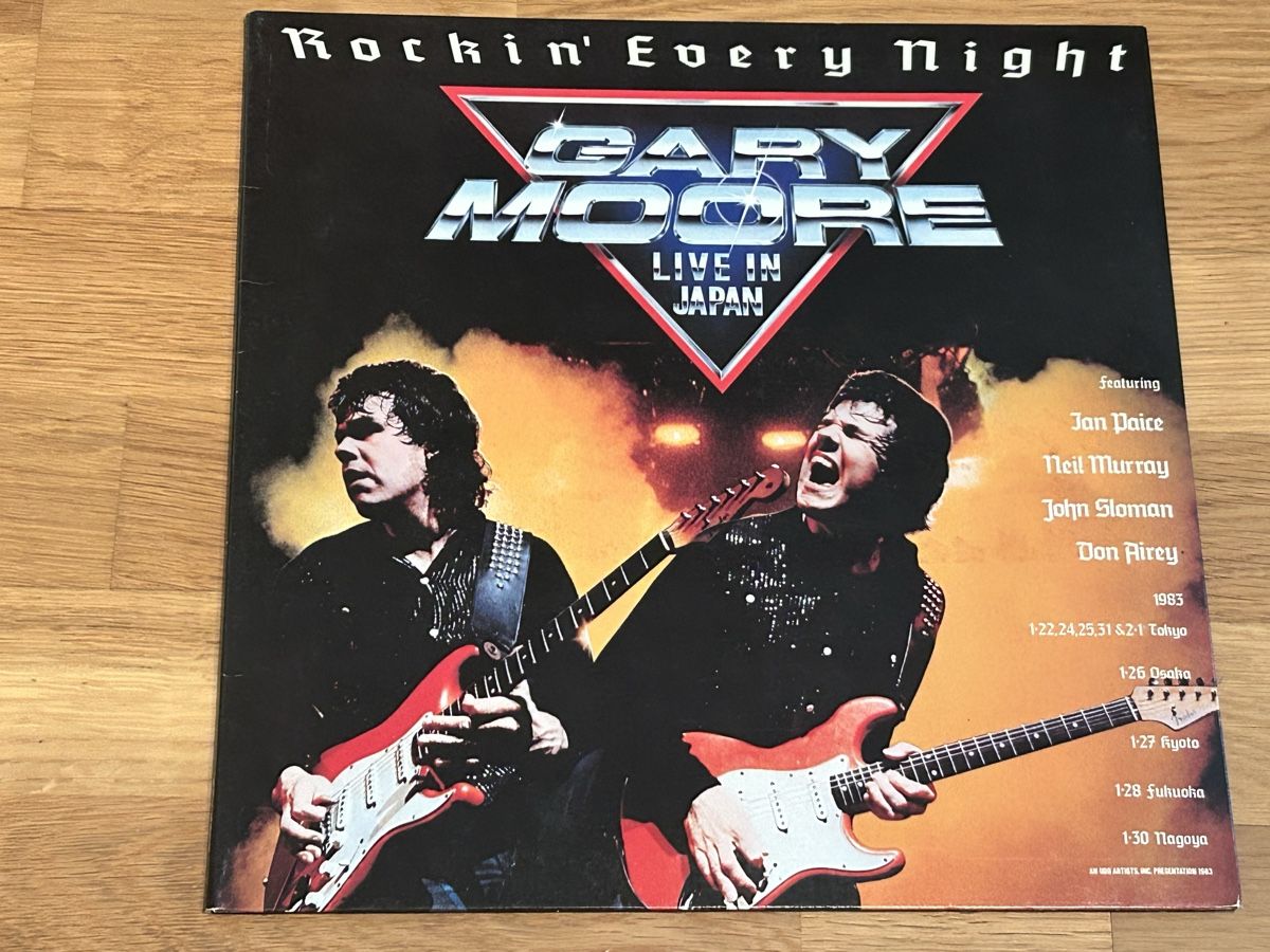 Vinyles: Gary Moore. 1983. Live in Japan. – D'occasion à Faulensee par Mizuno06