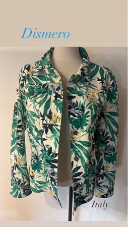 Veste d'été légère Dîsmero - motif tropical chic - Italie 🌴
