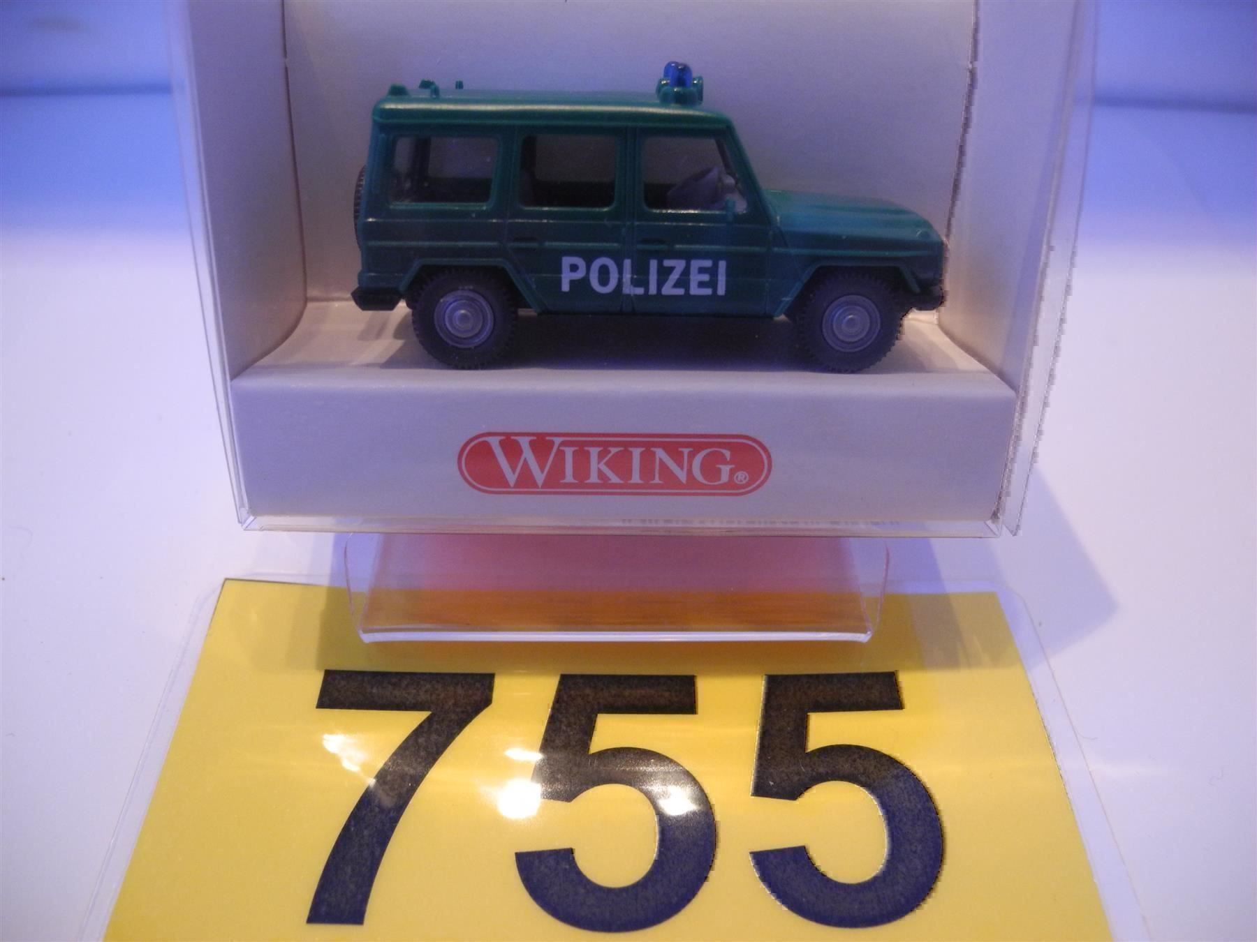 Wiking Modellini d'auto: Wiking 106 00 16 Polizei, Nr. 755 – Nuovo e nell'imballaggio originale da Kottwil venduto da Crazyrolf