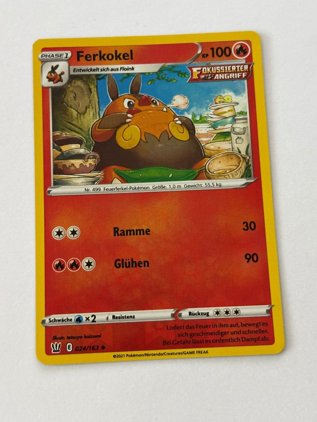 Pokémon Carte collezionabili: Ferkokel 024/163 – Usato da Herisau venduto da Seyashop_2